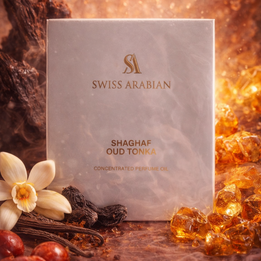 swiss arabian - huile concentré shagaf oud tonka