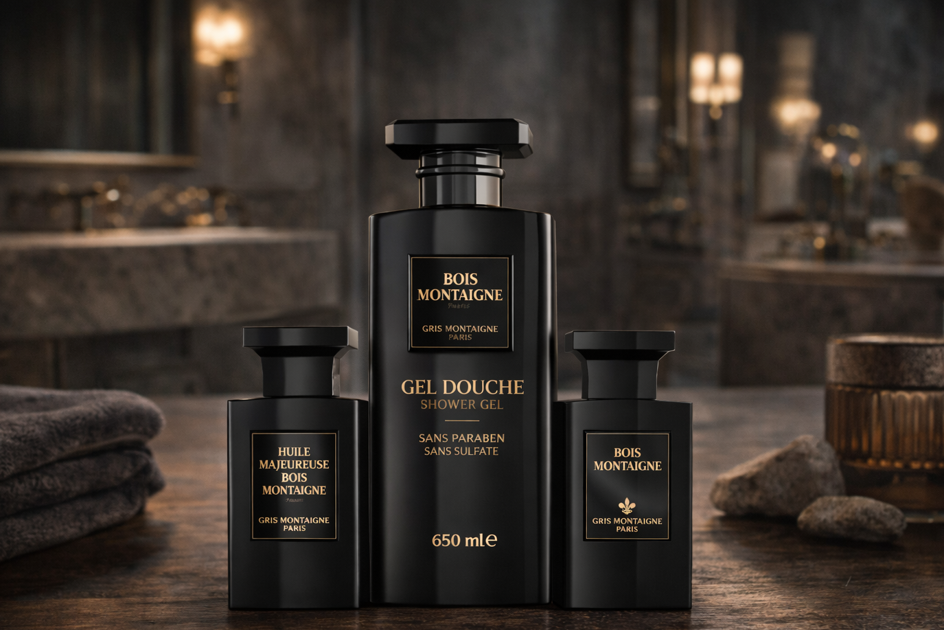 Gris montaigne - Coffret bois inspi bois d'argent - NOUVELLE SENTEUR