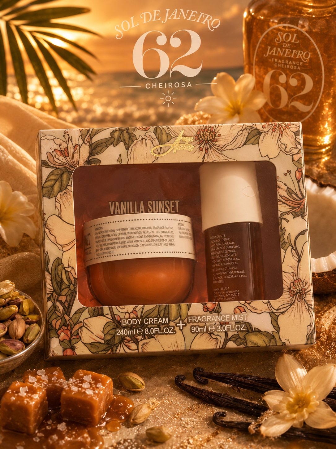 Andas paris - coffret vanilla sunset